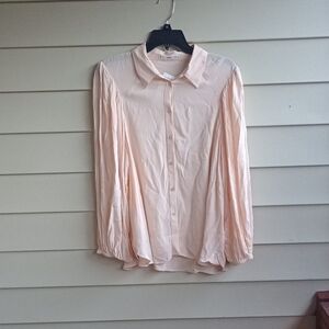 Mango  Blouse‎ Soft Peach NWT Size (8)